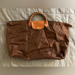Longchamp Le Pliage Extra Large Foldable Tote Bag - Espresso Brown